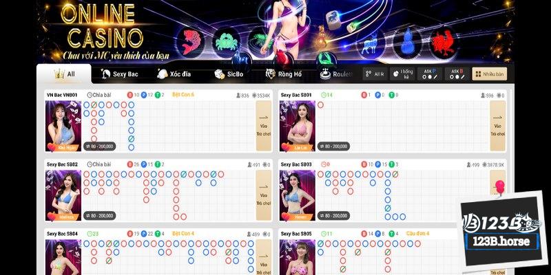 Chơi casino trực tuyến với nhiều game hot